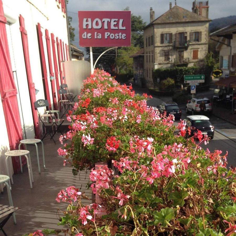 Hotel De La Poste Douvaine Exterior foto